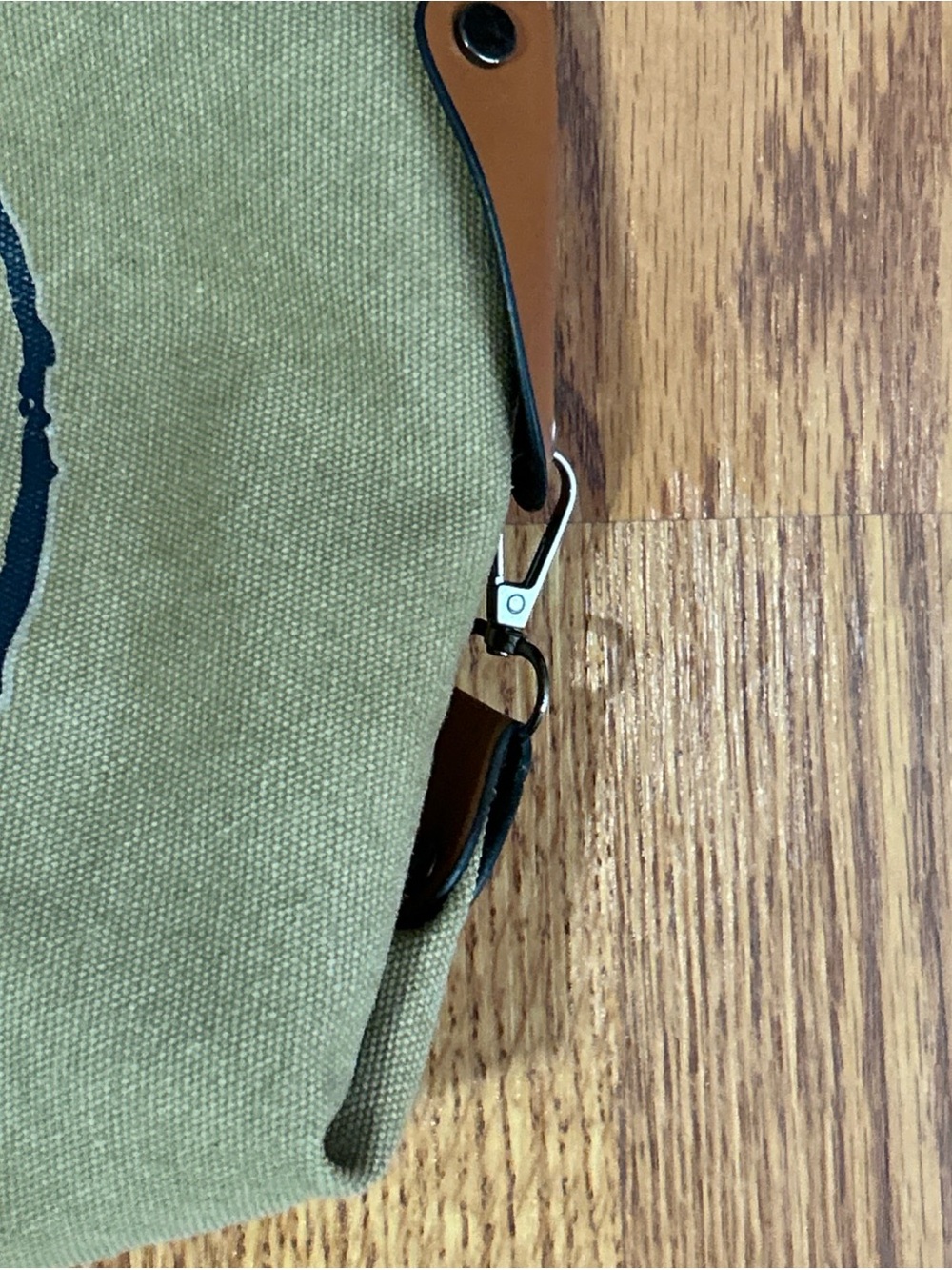 Vintage Paris Stamped Lightweight Canvas Hobo Travel Tote Zipper Closure Brown - Picture 2 of 16